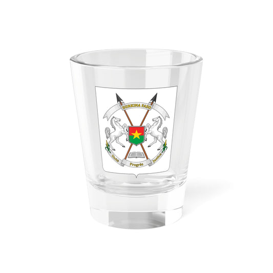 Coat of arms of Burkina Faso - Shot Glass 1.5oz