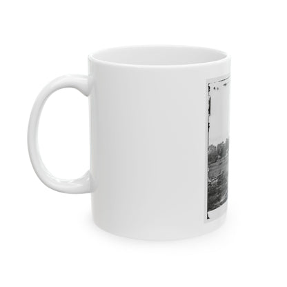 Gettysburg, Pa. Headquarters Of Gen. George G. Meade On Cemetery Ridge (U.S. Civil War) White Coffee Mug