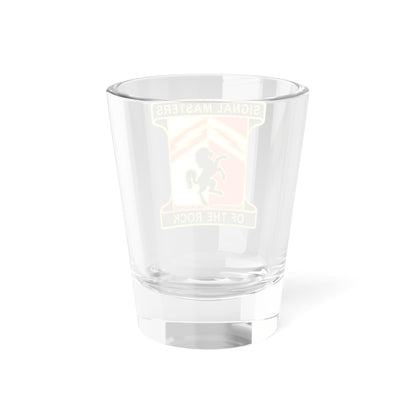 Verre à liqueur du 114e bataillon de transmissions (armée américaine) 1,5 oz