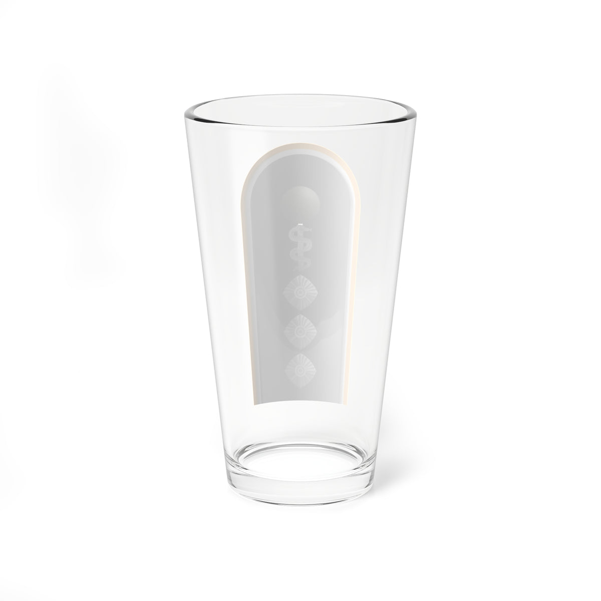 LD B 43b Stabsarzt San HM L (Military Rank) Pint Glass 16oz