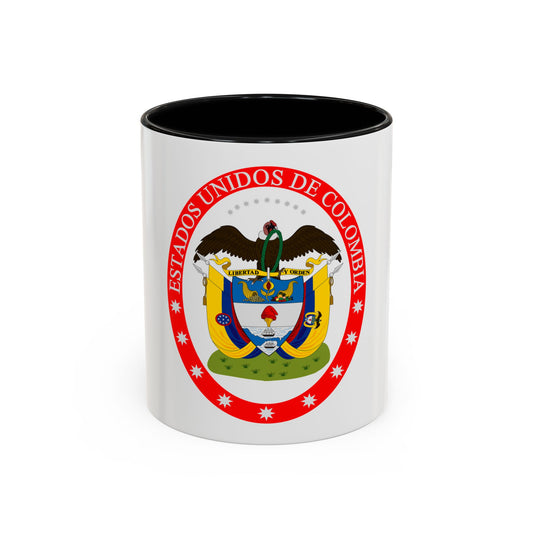 Coat of arms of the United States of Colombia - Accent Coffee Mug