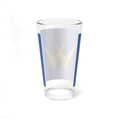 Flag of Pippu Hokkaido (Japan) Pint Glass 16oz