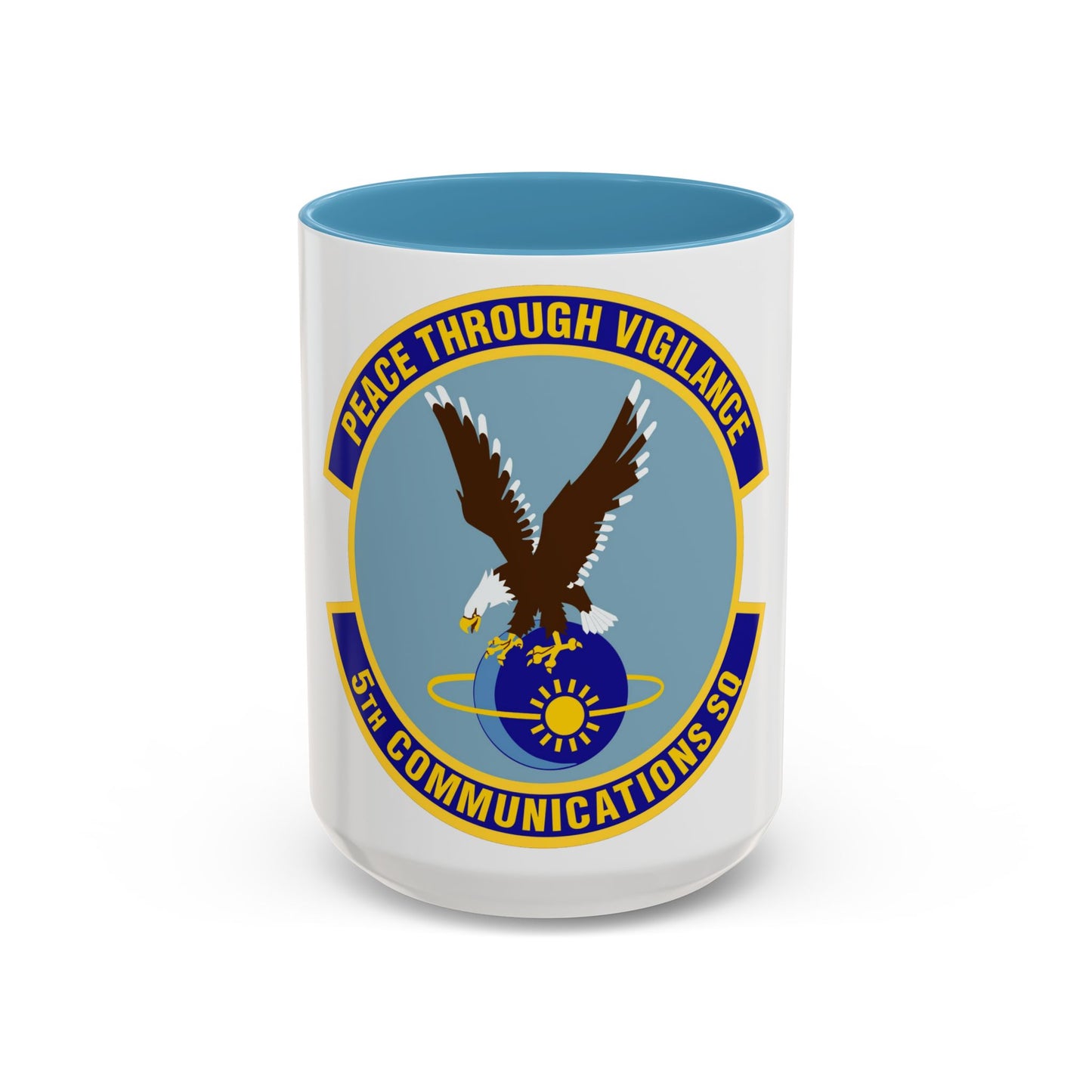 5th Communications Squadron (U.S. Air Force) Accent Coffee Mug