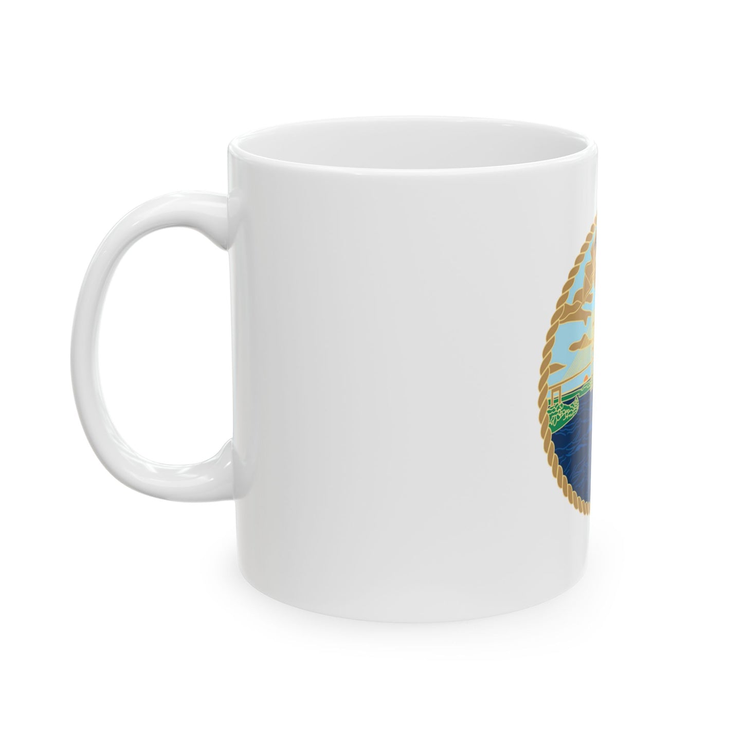 USCG Sector Jacksonville Bridge (U.S. Coast Guard) White Coffee Mug