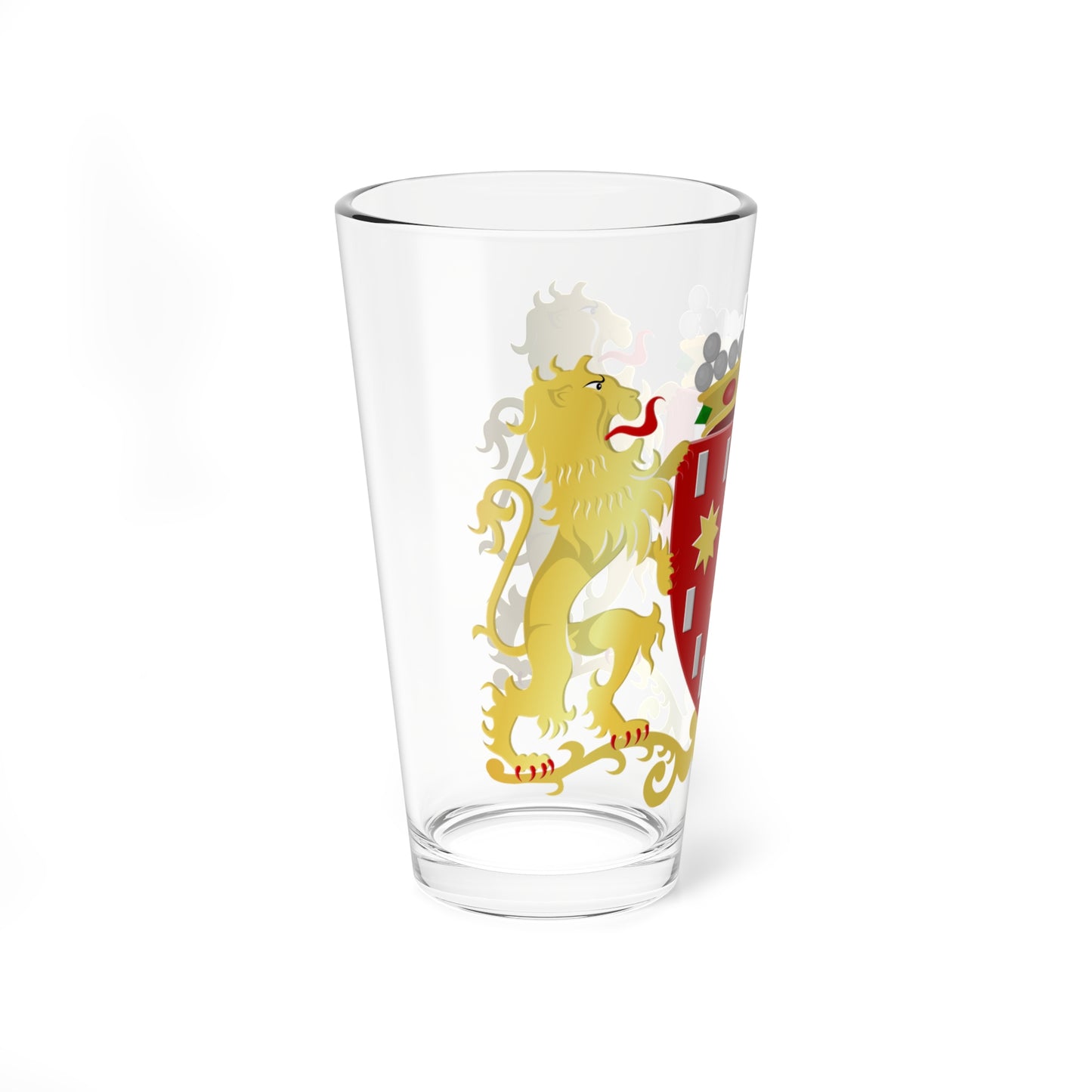 De Pinte wapen (Belgium) (Coat of Arms) Pint Glass 16oz