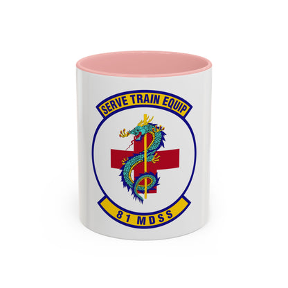 81st Medical Support Squadron (U.S. Air Force) Accent Coffee Mug