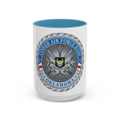 Tinker AF Base (U.S. Air Force) Accent Coffee Mug