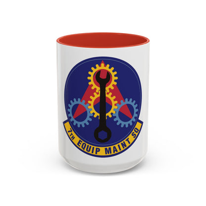 7th Equipment Maintenance Squadron (U.S. Air Force) Accent Coffee Mug