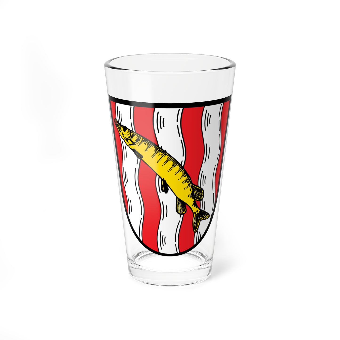 DEU Baunach COA (Germany) (Coat of Arms) Pint Glass 16oz