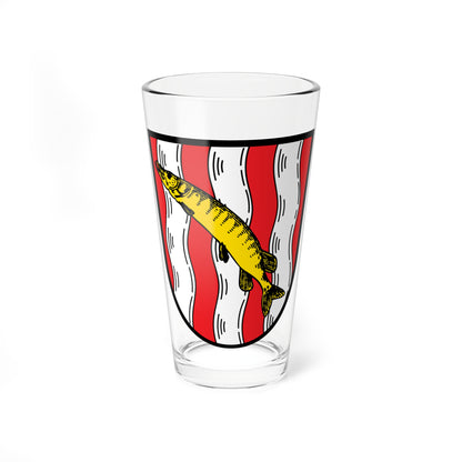 DEU Baunach COA (Germany) (Coat of Arms) Pint Glass 16oz
