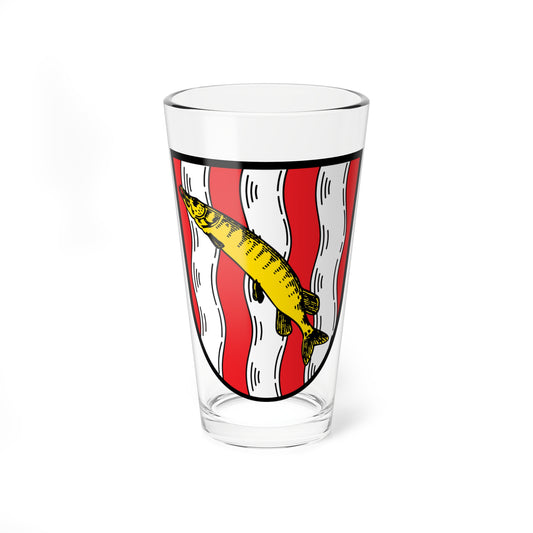 DEU Baunach COA (Germany) (Coat of Arms) Pint Glass 16oz