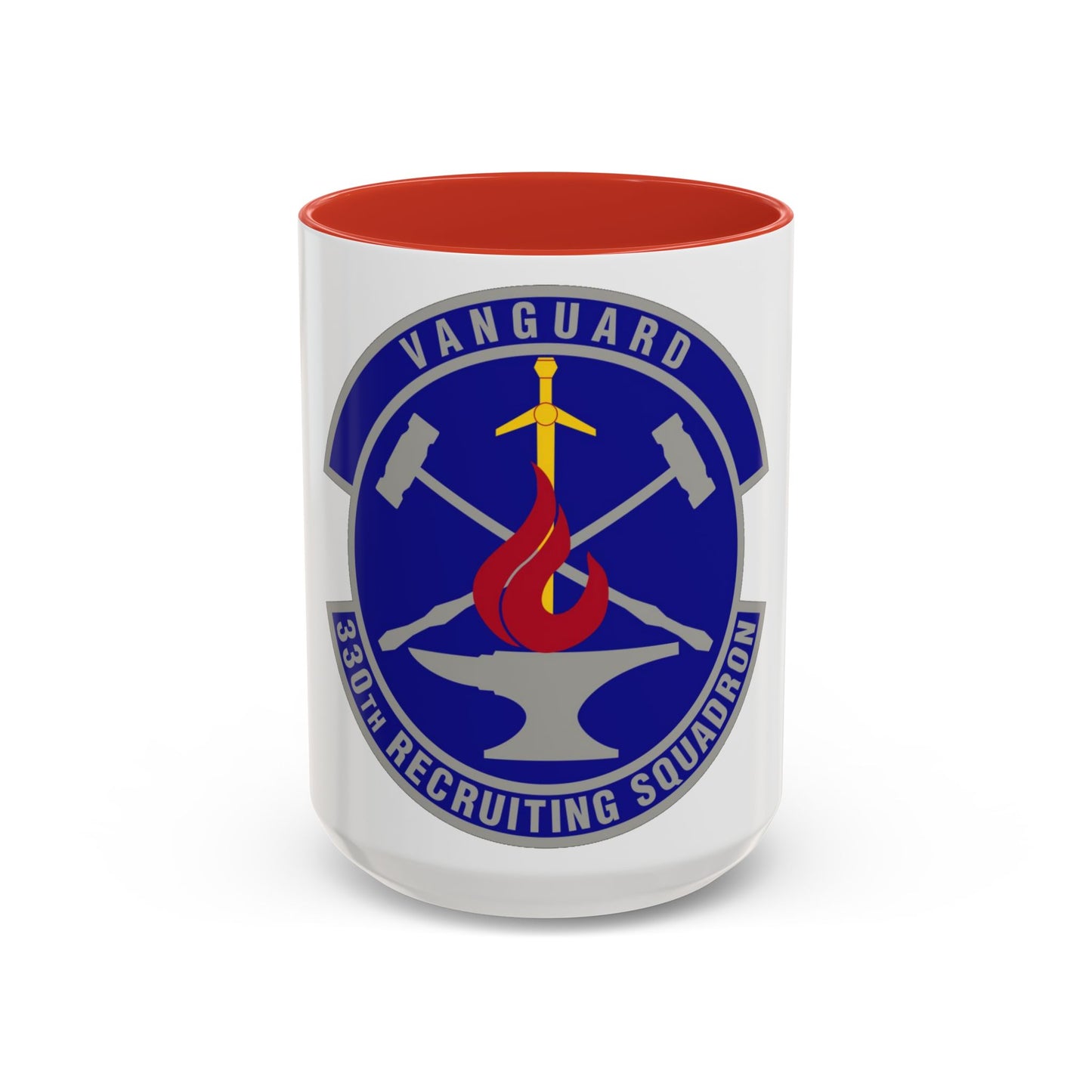 330 Recruiting Squadron AETC (U.S. Air Force) Accent Coffee Mug