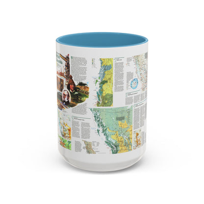 Canada - British Columbia 2 (1992) (Map) Accent Coffee Mug