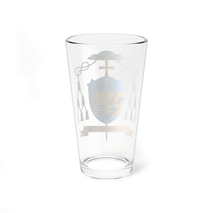 Escudo de Adilson Pedro Busin (Spain) (Coat of Arms) Pint Glass 16oz