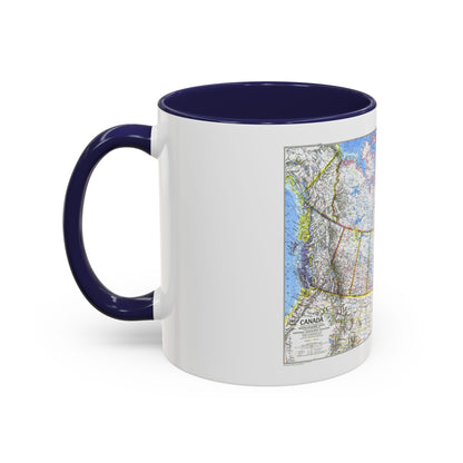 Canada (1972) (Map) Accent Coffee Mug