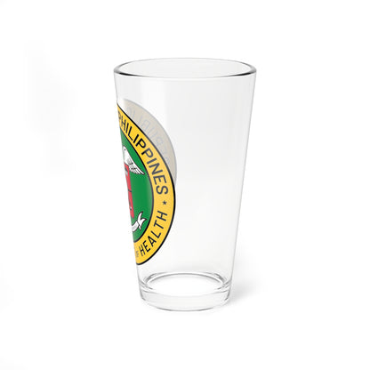 DOH PH new logo (Philippines) (Coat of Arms) Pint Glass 16oz