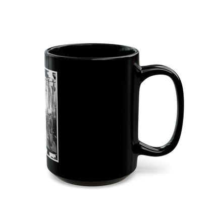 Union Soldiers On Deck Of U.S.S. New Hampshire, Off Charleston, S.C. (U.S. Civil War) Black Coffee Mug