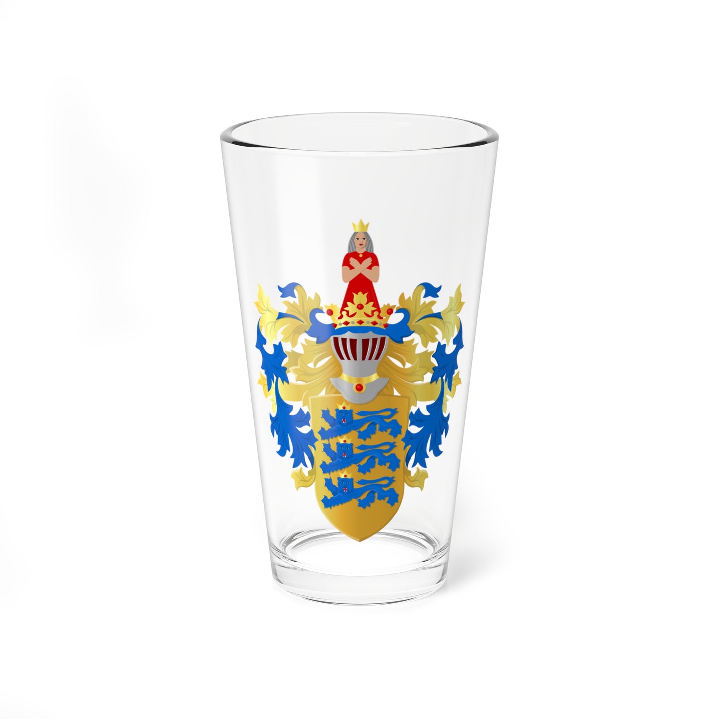 Tallinn wapen (Estonia) (Coat of Arms) Pint Glass 16oz