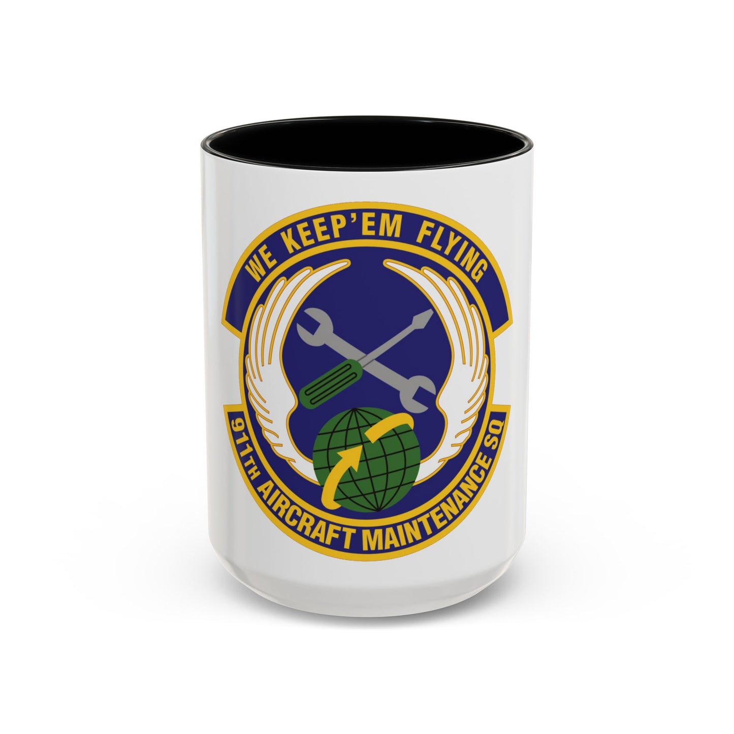 911th Aircraft Maintenance Squadron (U.S. Air Force) Accent Coffee Mug