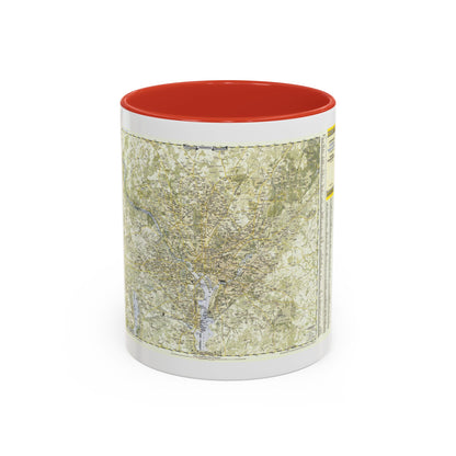 USA - Washington, Suburban (1948) (Map) Accent Coffee Mug