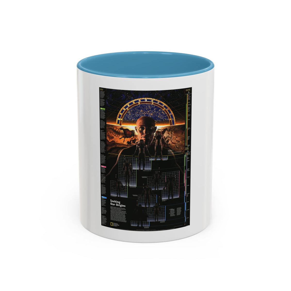 Seeking Our Origins (1997) (Map) Accent Coffee Mug