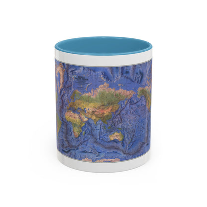World Ocean Floor (1981) (Map) Accent Coffee Mug