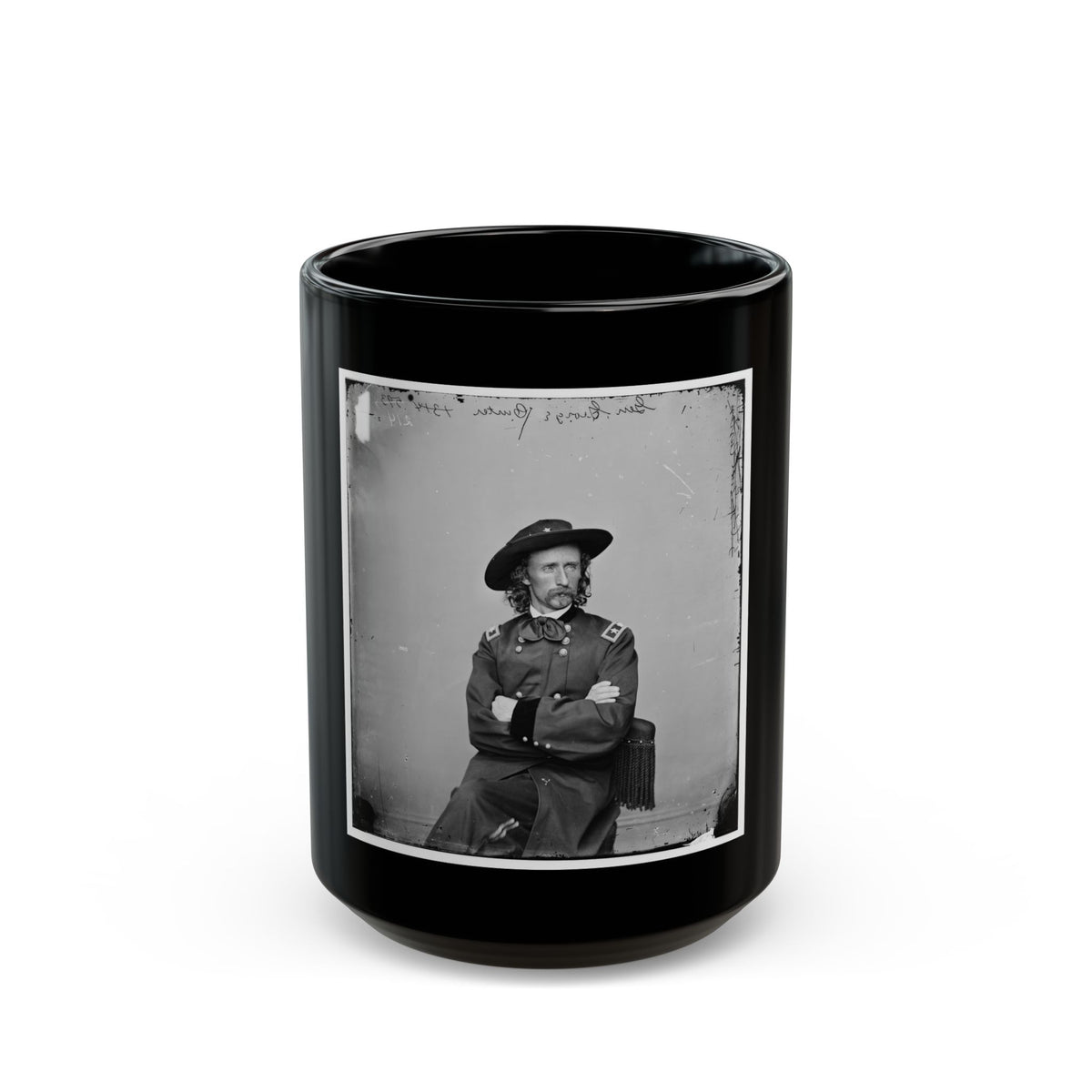Major General George Armstrong Custer(2) (U.S. Civil War) Black Coffee Mug