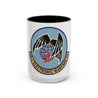 68th Electronic Warfare Squadron (U.S. Air Force) Accent Coffee Mug