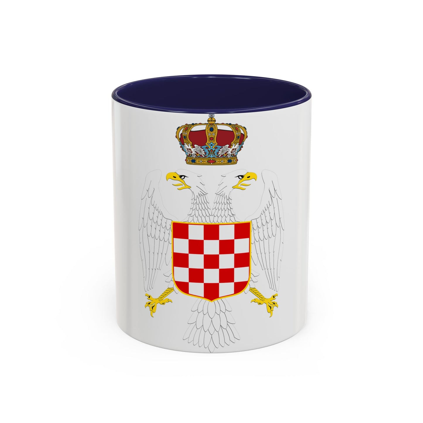 Greater coat of arms of the Banate of Croatia - Accent Coffee Mug