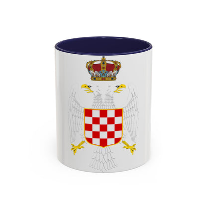 Greater coat of arms of the Banate of Croatia - Accent Coffee Mug