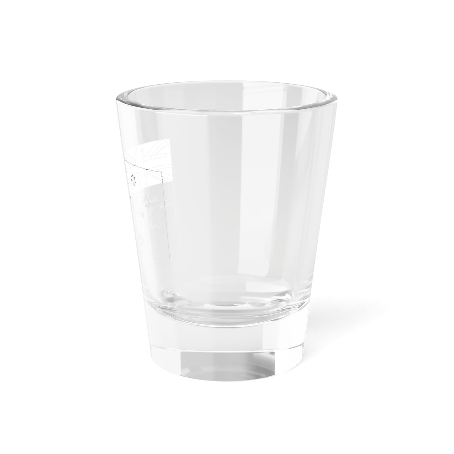 Flag of Australia template-Commonwealth Star-he (Australia) Shot Glass 1.5oz
