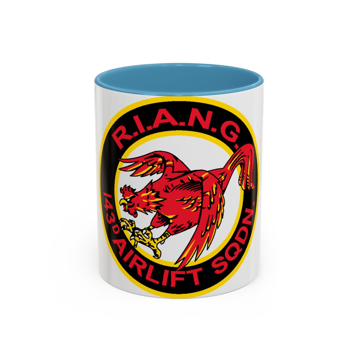 R.I.A.N.G. 143rd Airlift Sq (U.S. Air Force) Accent Coffee Mug