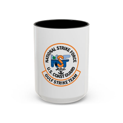 USCG Gulf Strike Team NSF (U.S. Coast Guard) Accent Coffee Mug