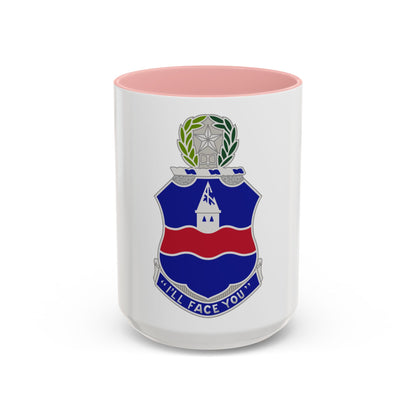 142nd Infantry Regiment (U.S. Army) Accent Coffee Mug