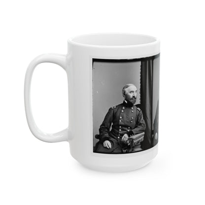 Brig. Gen. G.W. Cullum Was Appointed Chief Of Staff To General Henry W. Halleck (U.S. Civil War) White Coffee Mug