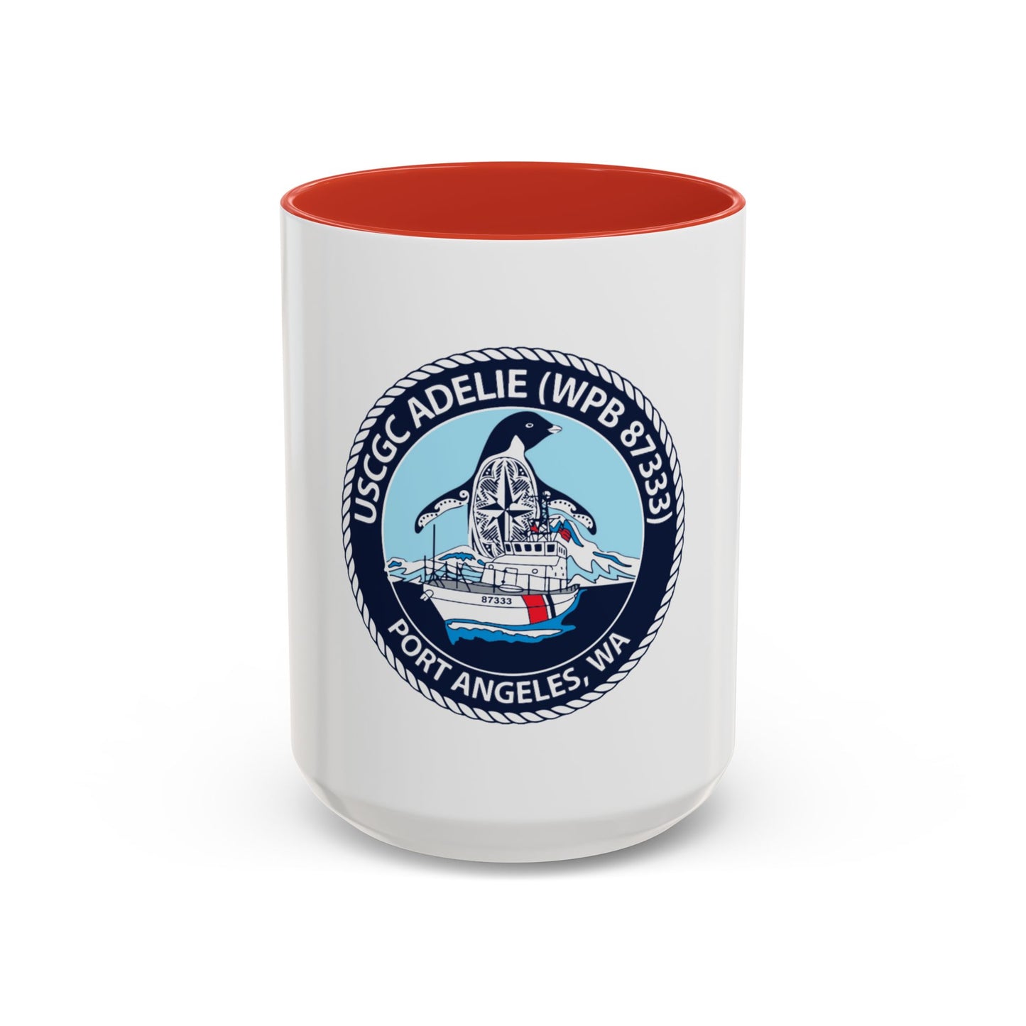 USCGC Adelie (U.S. Coast Guard) Accent Coffee Mug