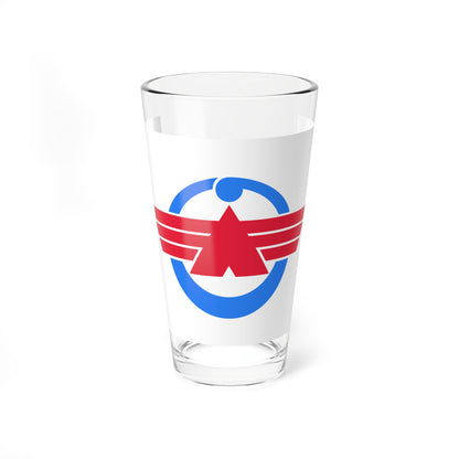 Flag of Akasaki Tottori 1954-2004 (Japan) Pint Glass 16oz
