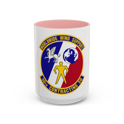 50th Contracting Squadron (U.S. Air Force) Accent Coffee Mug