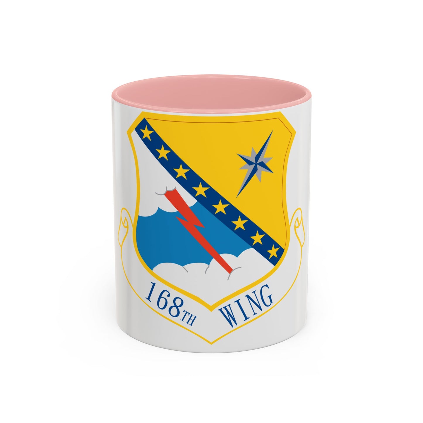 168th Wing emblem (U.S. Air Force) Accent Coffee Mug