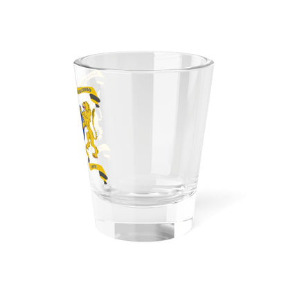 Greater coat of arms of the Democratic Republic of Congo 1999-2003 (Congo) (Coat of Arms) Shot Glass 1.5oz