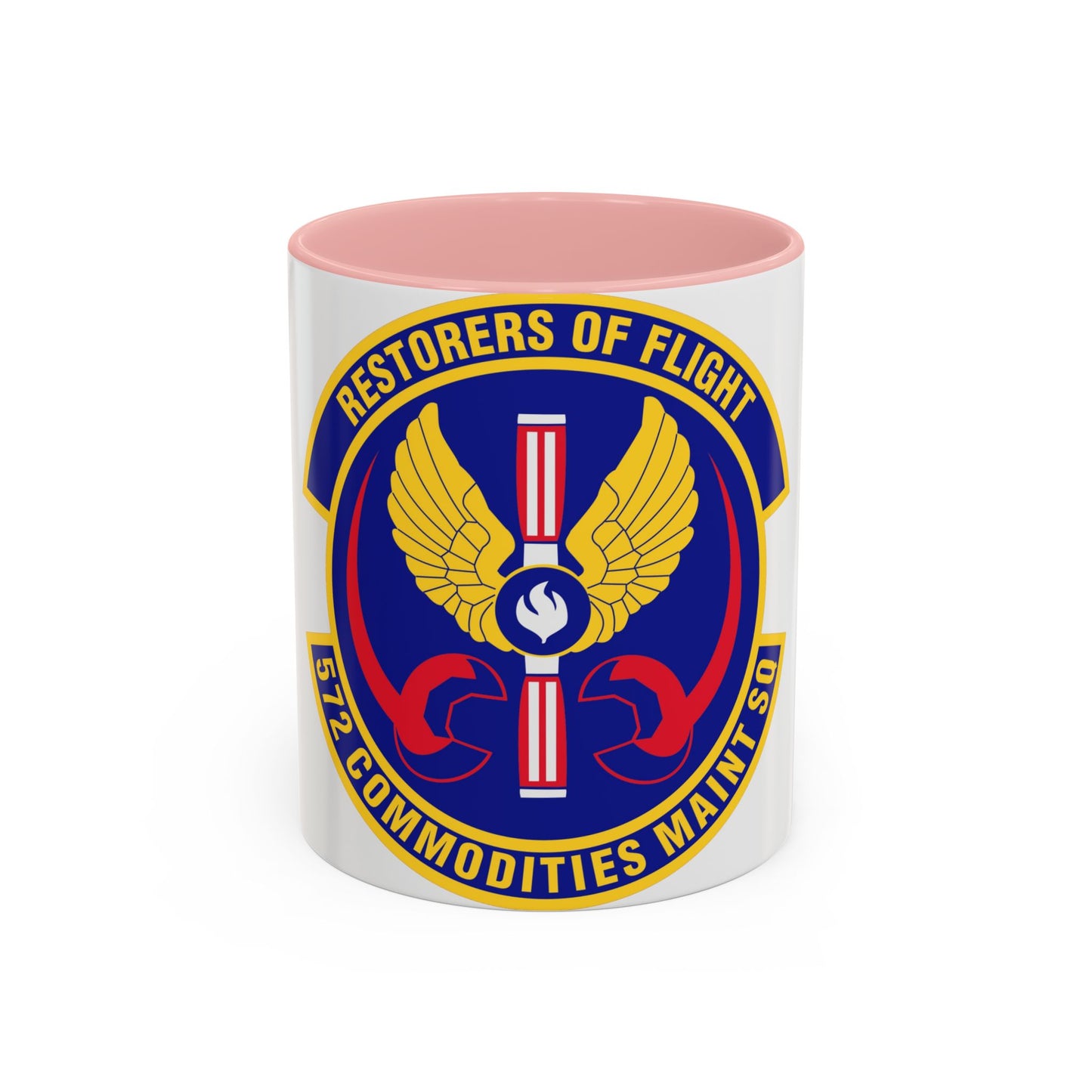 572d Commodities Maintenance Squadron (U.S. Air Force) Accent Coffee Mug