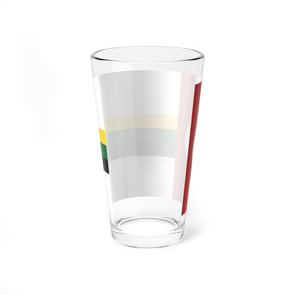 Flag of KwaZulu 1977-1985 (South Africa) Pint Glass 16oz