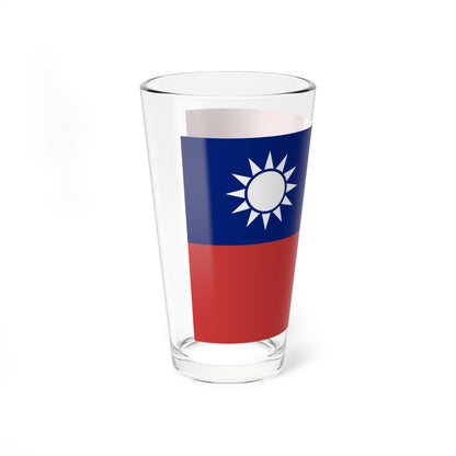 Flag of the Republic of China fictitious shade variant (China) Pint Glass 16oz