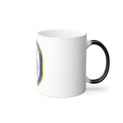 USS Sampson DDG 102 Crest (U.S. Navy) Color Changing Mug 11oz