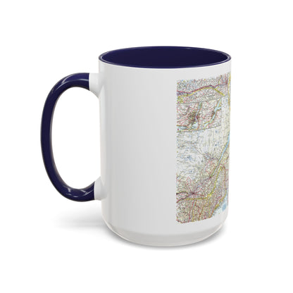 Canada - Eastern (1967) (Map) Accent Coffee Mug