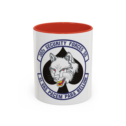 302d Security Forces Squadron (U.S. Air Force) Accent Coffee Mug