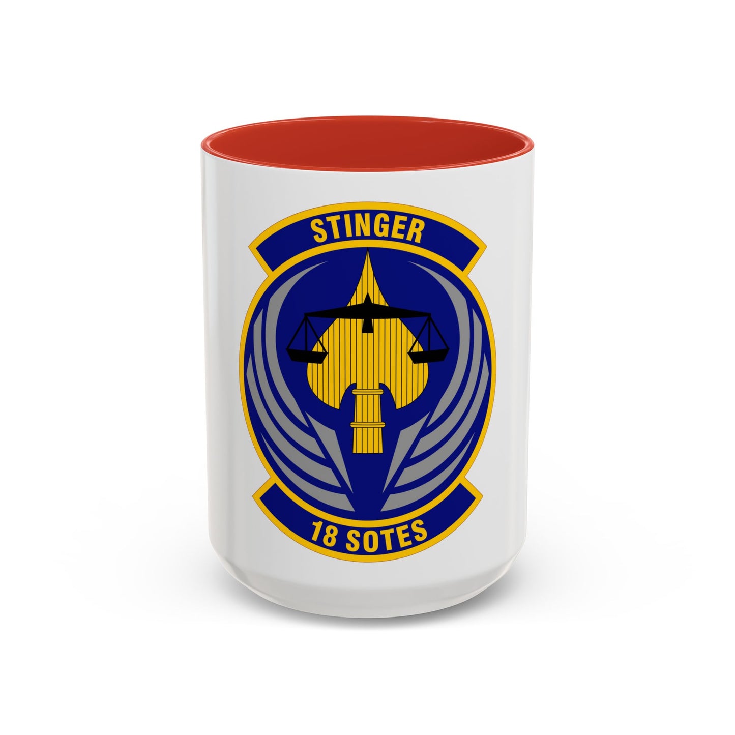 18 Special Operations Test and Evaluation Squadron AFSOC (U.S. Air Force) Accent Coffee Mug