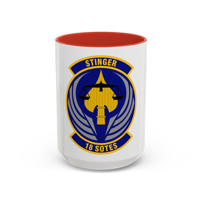 18 Special Operations Test and Evaluation Squadron AFSOC (U.S. Air Force) Accent Coffee Mug