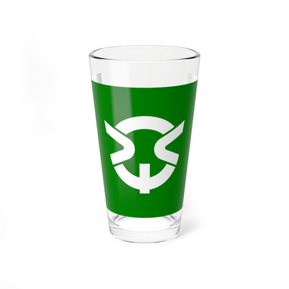 Flag of Hiraya Nagano (Japan) Pint Glass 16oz