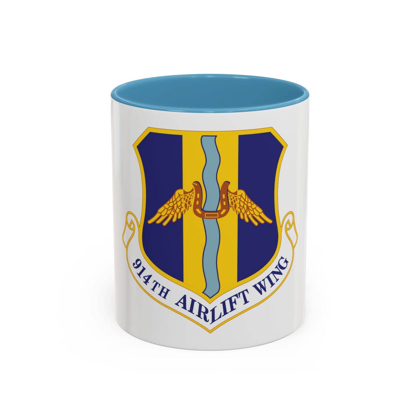 914th Airlift Wing (U.S. Air Force) Accent Coffee Mug